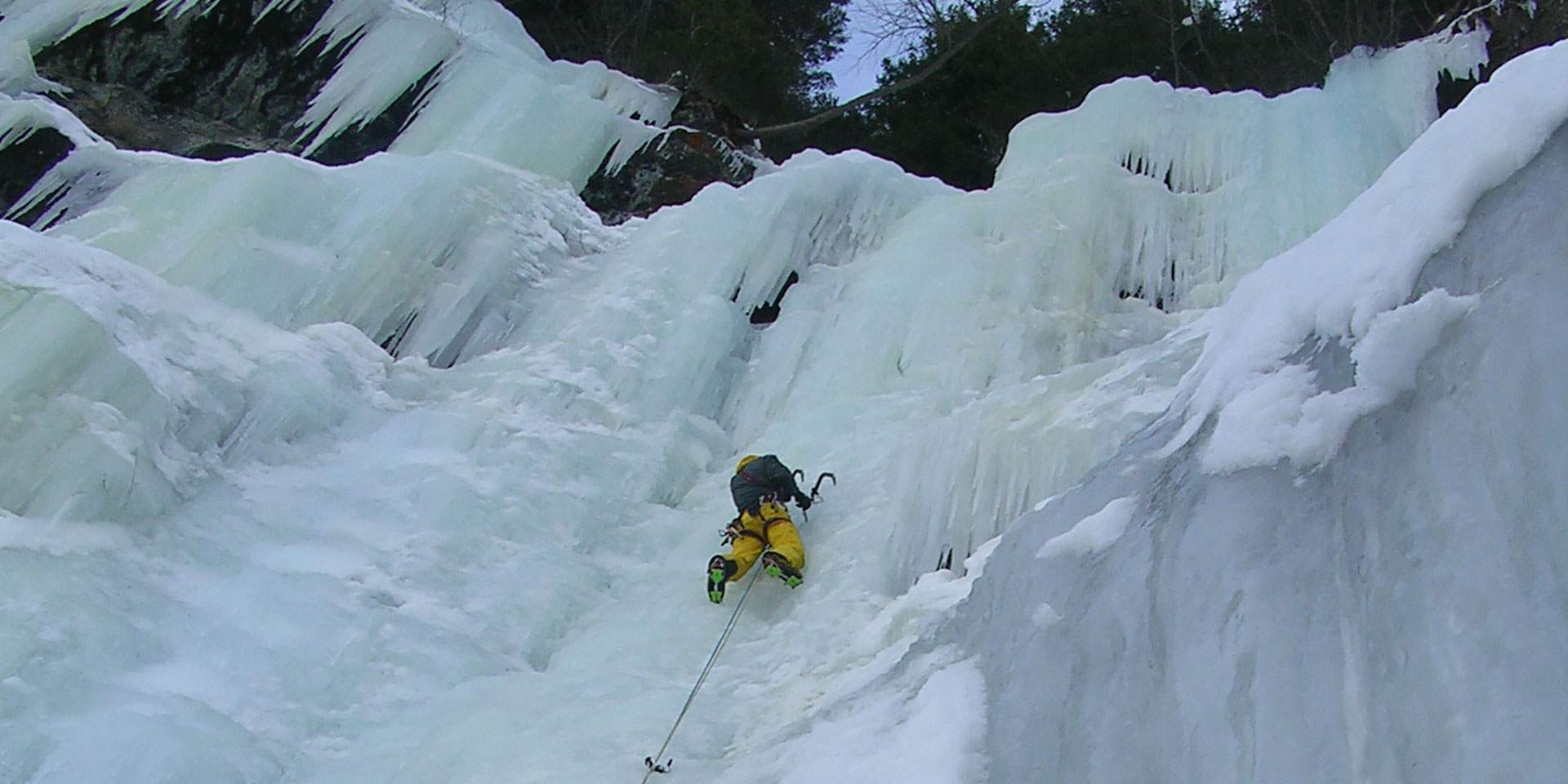Ice climbing